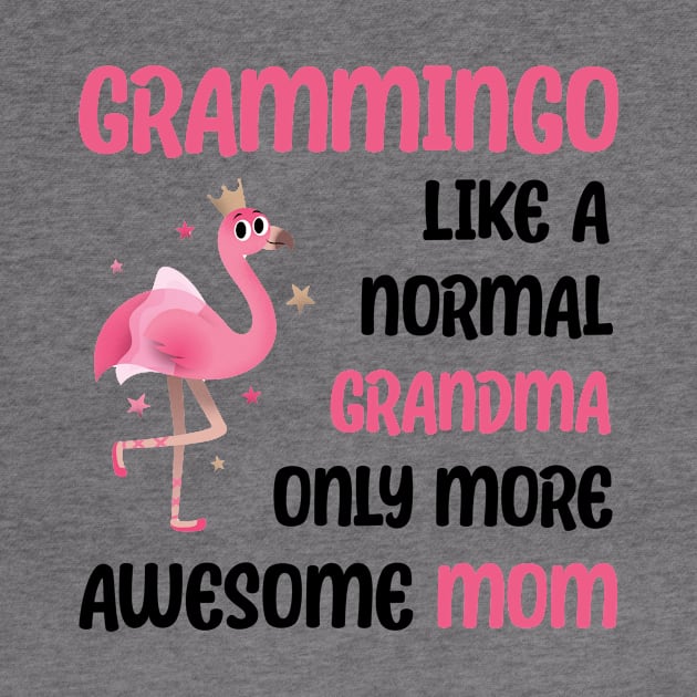 Grammingo like a normal grandma only more awesome mom with cute flamingo by star trek fanart and more